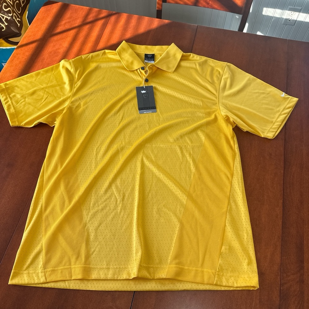 Nike Bright Yellow Polo Shirt